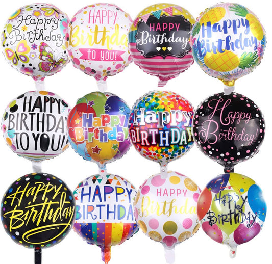 Happy birthday balloon 18”