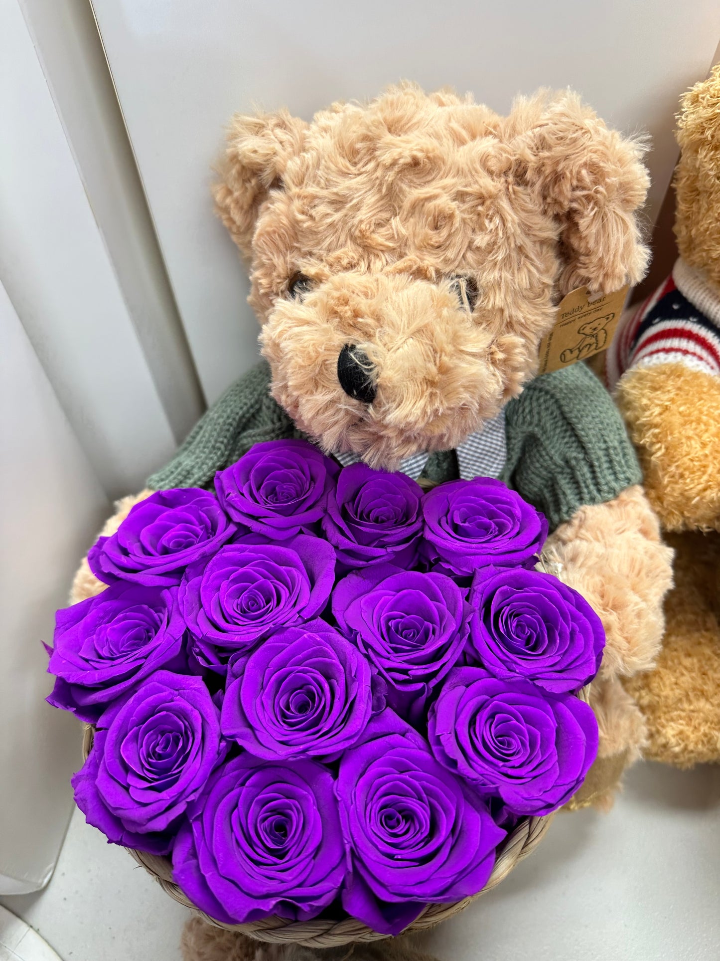 Forever Rose With A Bear